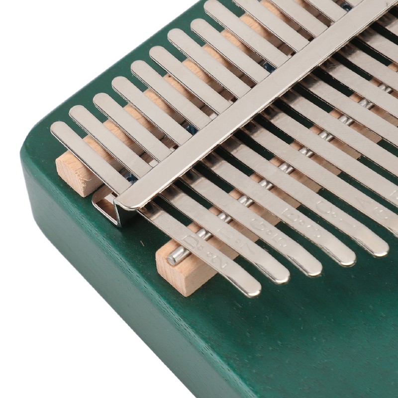 Finger Thumb Piano 17 Keys Exquisite Engraved Pattern Wood Kalimba