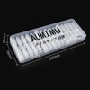 AUMIMU Ultra Thin Short Clear Sanding Nail Tips Natural Fit