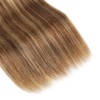Dokksiiia Highlight P427 Straight Human Hair Bundles Ombre Chocolate Brown