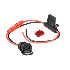 Voltage SAE Panel Mount Connector Socket with Maxi Fuse Waterproof SAE Quick Connect for Kayak, Boat, Solar Panel, Flush Mount 10AWG 18" V-SAE1060M