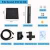 6'' Square High Pressure Rain Black Shower Heads with Handheld