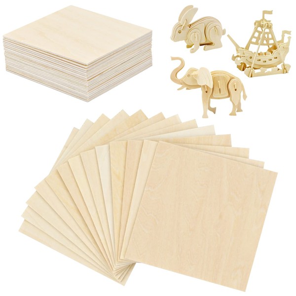 6 Pcs Balsa Wood Sheets, 300 x 200 x 2mm