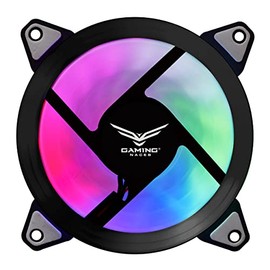 NACEB Gaming Ventilador para PC Cepheus NA-0922 - Ideal para PC Gamer, Ventilador 120mm RGB Multicolor, Conexión 4 Pines, 1200 RPM, Flujo de Aire 43.2 CFM, Bajo Ruido 23.4 dBA, 5V - RGB Multicolor