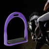 Janzoom Stirrups, Children's Stirrups, Comfortable for Children (Purple)