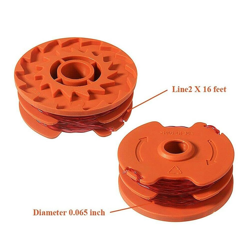 Odashen 6Pack Strimmer Spool Line WX100 Replacement for McGregor MET6032
