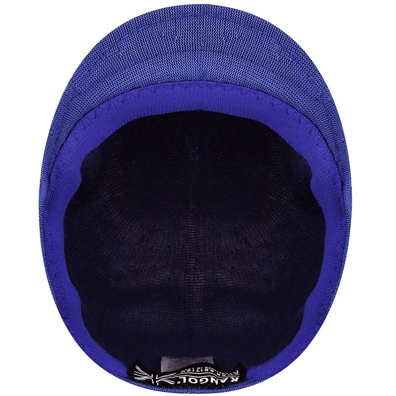 Kangol Seamless Tropic 507 Flat Cap Peaked Cap Royal Blue