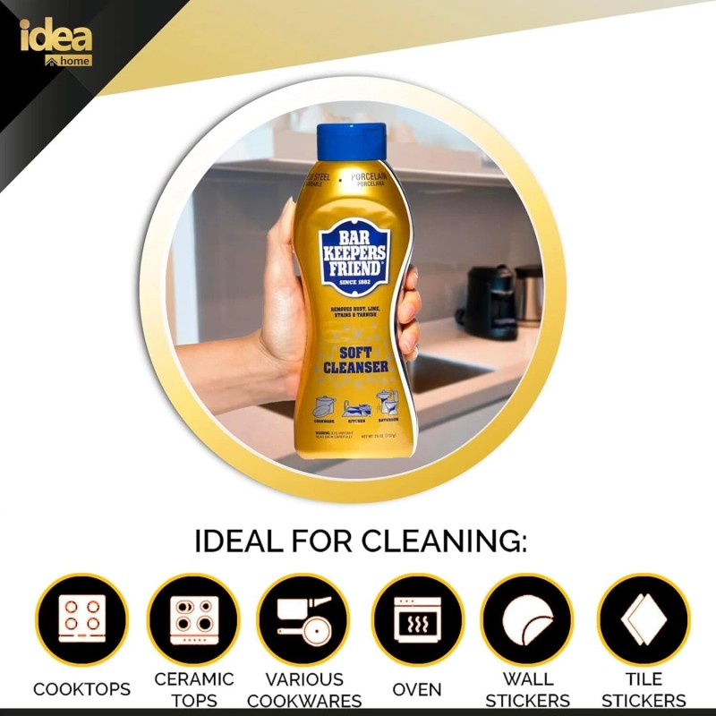 Idea Home Bar Keepers Friend Soft Cleanser (VALUE PACK 26