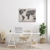 Stupell Industries Travel Wander Explore Rustic World Map Grain Pattern,