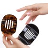 Itadaku 4 PCS Large Square Flat Hair Clips for Women,