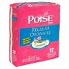 Poise Regular Absorbency Pads - 22 ea