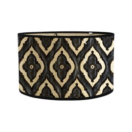 Lampshade, Pendant Lampshade, E27 Vintage Drum Lampshade Made of Bamboo, Ceiling Lampshade, 30 cm Pendant Light Shade for Pendant Light, Floor Lamp, Pendant Lamp, Table Lamp, Ceiling Light