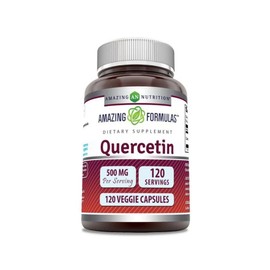 Amazing Formula Quercetin 500mg Veggie Capsules, 2, 120 Tablets / 어메이징포뮬러 퀘르세틴 500mg 베지캡슐, 2개, 120정