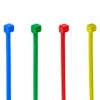 Gocableties 200mm x 2.5mm Heavy Duty Nylon Cable Ties Red