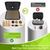 SMUJU 【80 Slots】 Seed Storage Organizer, Sturdy Seed Organizer Storage