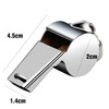 LacyMC Stainless Steel Whistle,Referee Whistle,Sports Whistle,Metal Coach Whistle with 44cm