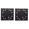 HASMX 2-Pack 1/4" Sheet 8 Hole Stick Square Sanding Backing