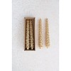 Creative Co-Op Unscented Tree Shaped Taper Candles, Gold, Boxed Set