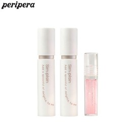 PERIPERA Sim:plain Water Blur Tint Set 3items [Water Glow Pearl Mood Collection], Color 1#$%Color 2:09 Hug Beige-10 Heaven's Pink