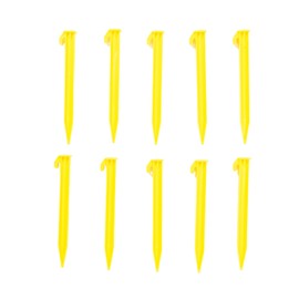 votuyet 10Pcs Camping Stakes Plastic Tent Stakes Heavy Duty Beach Tent Pegs,6-Inch Heavy Duty Canopy Anchoring Pegs for Camping,Lawn Tarp Sand Stake for Beach