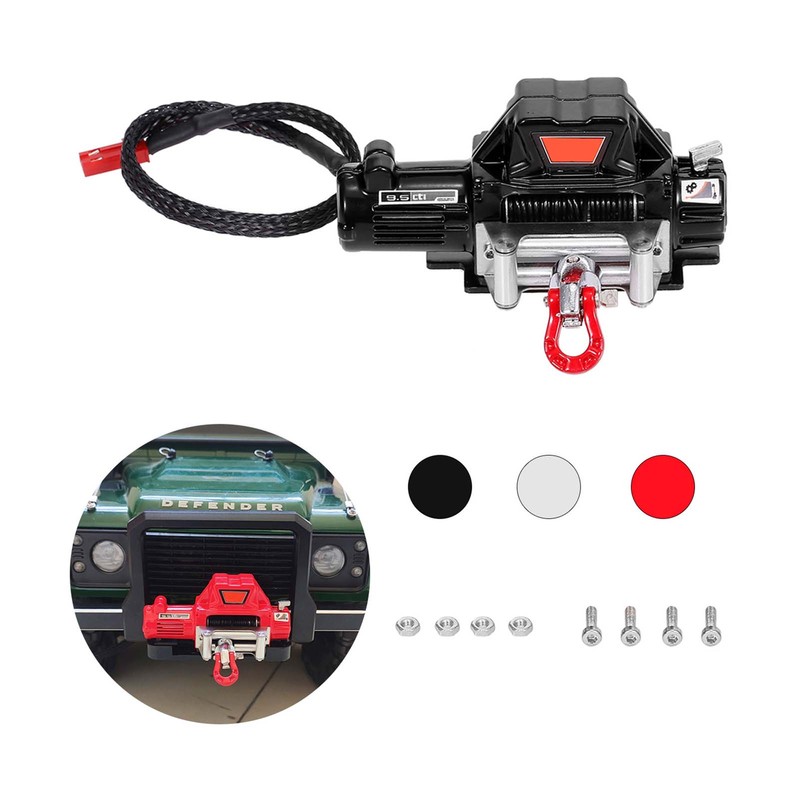 Compatible with 1/10 RC Car Automatic Winch RC Winch Wireless