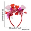 Lanhuiddup Valentine's Day Heart Headband - Romantic Festival Decoration for