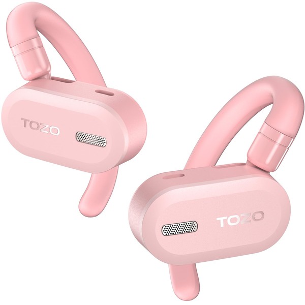 TOZO OpenBuds Lightweight True Open Ear Wireless Earbuds with Multi-Angle Adjustment, Bluetooth 5.3 Headphones with Dual-Axis Design for Long-Lasting Comfort, Crystal-Clear Calls for Driving