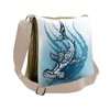 Ambesonne Shark Messenger Bag, Hammerhead Fish Ornate, Unisex Cross-body