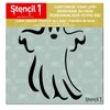 Stencil1 S1-6X6-HWS12 6-Inch X6-Inch Stencil-Ghost