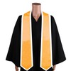 GradClassical Plain Graduation Stole Classic End With Trim Unisex Adult