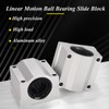 Linear Ball Bearing Sliding Block, 2 Pieces SC20UU 20 mm