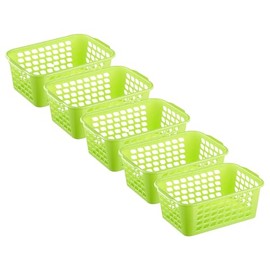 MiraHome Storage Basket Set of 5 4 L 28 x 20 x 11 cm Green