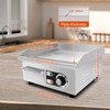 ExGizmo 14" Commercial Electric Griddle,Electric Countertop Flat Top Griddle,110V 1500W