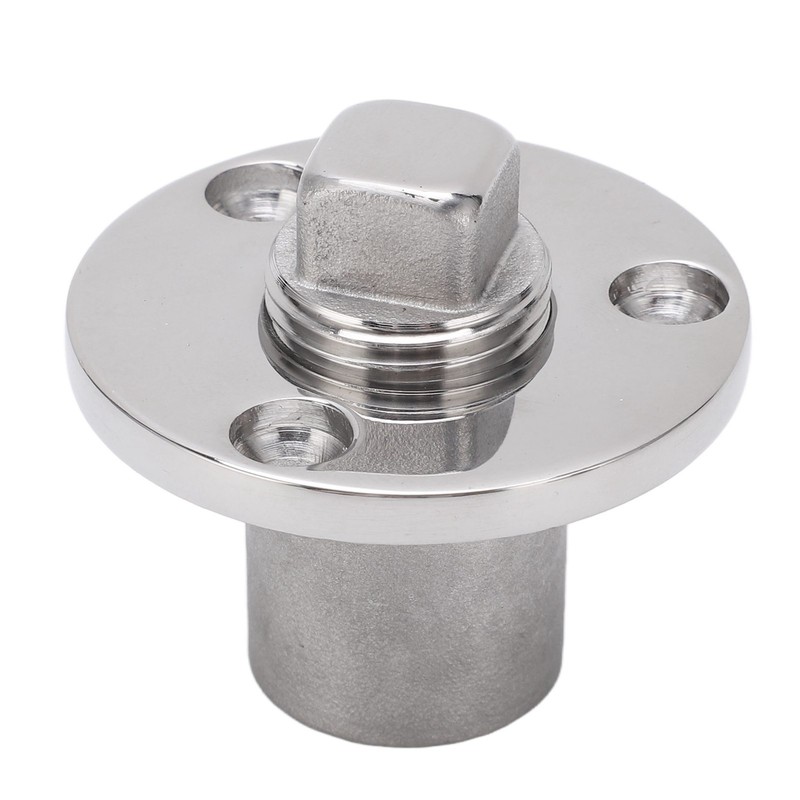 50mm Boat Garboard Drain Plug Stainless Steel Mirror Polish UV