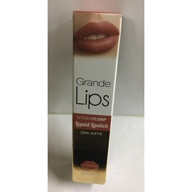 Grande Lips Hydraplump Liquid Lipstick DESERT PEAK long wear Semi Matte New