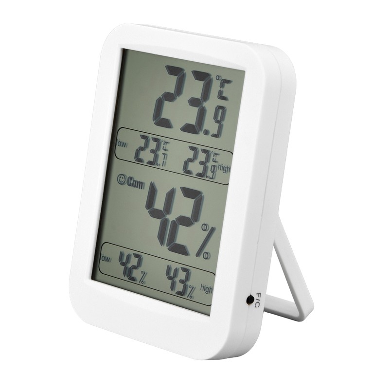 Thermometer Hygrometer Accurate Large LCD Display Temp Humidity Meter for