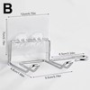 Hair Dryer Holder for Bathroom – Stainless Steel Wall-Mounted Storage