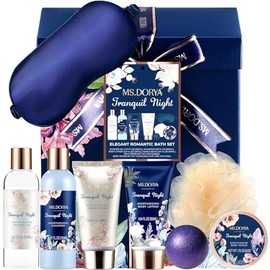 Regalos De Spa Navideños Para Mujeres Un Exclusivo Set De Cestas De Regalo De Spa Para El Cumpleaños De Mamá, Con 8 Piezas Para El Cuidado Personal.