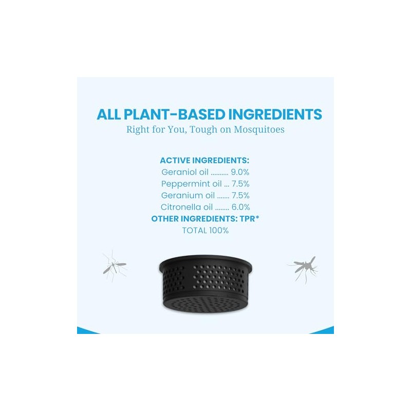 Mosquito Repeller Refills 2 Pack – 240 Hours Each, Total