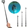 Action Camera Aluminium Alloy 6 Section Selfie Stick 18‑72cm for