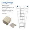 Upgraded Anti-Slip Design Ladder Caps, AC36-2 Rubber End Caps for
