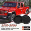 CALBEAU Strong Magnet Keyhole Covers Compatible with 2018-2026 Jeep Wrangler