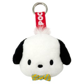 Nakajima Corporation Sanrio Characters Face Tag Mascot, Pochakko 215161-25 H 16 x W 11.5 x D 4 cm