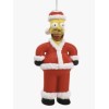 ruz The Simpsons Santa Homer Decoupage Christmas Tree Ornament New