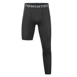 Towintec Ragazzi Una Gamba Pantaloni Leggings per Bambini Strato Base Sportivo a Una Gamba Calzamaglia da Basket t Atletica da Corsa Pantaloni con Biancheria Intima ad Asciugatura Rapida