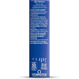 Vitabiotics Wellman Original Vitamin & Mineral Supplement | 30's | BUNDLE Vegetarian Tablets by Vitabiotics