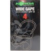 Korda Wide Gape Karpfenhaken, Größe:4