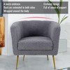 ALPHA HOME Living Room Chair Cashmere Lounge Chair Lazy Couch