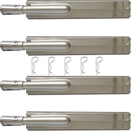 Heavy Duty Cast Stainless Steel 304 Bull Grill Burner Replacement Parts Outdoor Premium Gas BBQ Grill Burner for Bull Lion Cal Flame Blaze Aussie Bakers Chefs Turbo Coyote Jenn Air Nexgrill Charbroil