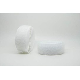 White 50mm Sew-on Hook & Loop Tape Alfatex® Brand supplied by the Velcro Companies - Various Lengths (Length: 1m)