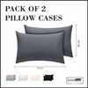 LivinEase Pillow Cases 2 Pack- Cotton Blend Pillowcases 50 x75